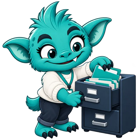 Sorted Admin Gremlin putting folders in order